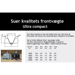 Suer Ultra compact  1050kg - 1500kg - 2000kg - 2400kg