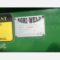 1200 kg frontvgt AgriWeld